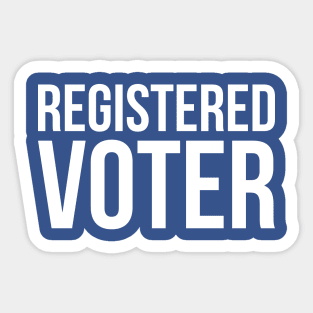 Registered Voter Sticker